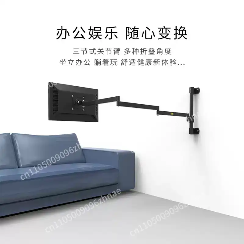 Wall Mount Ultra Long Arm fit  - Dual Monitor Stand ulasan dan harga