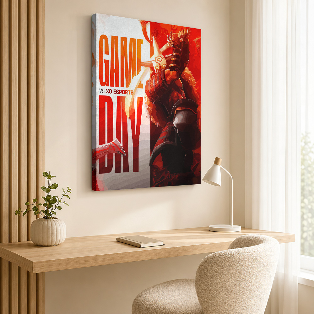 Game Day VS XO Esports Framed  - Esports Gaming Poster ulasan dan harga