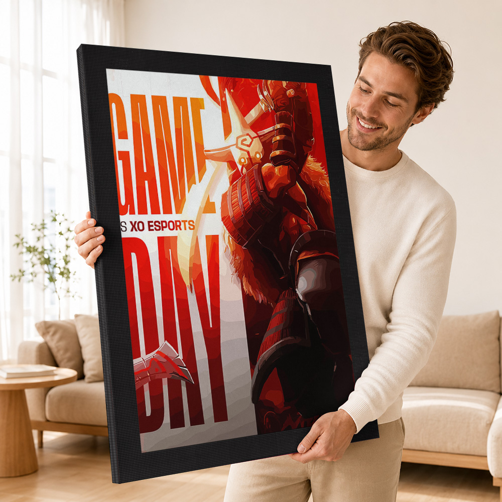Game Day VS XO Esports Framed  - Esports Gaming Poster ulasan dan harga