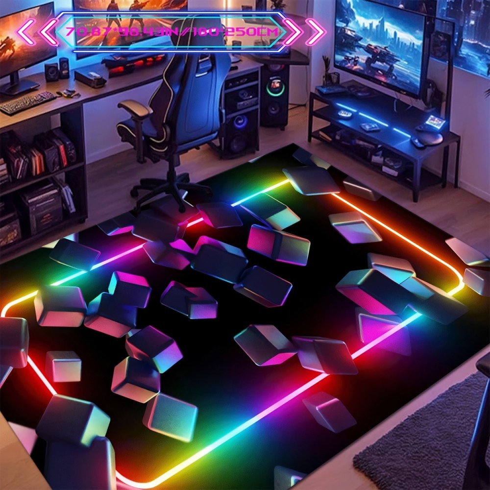 VIKAMA Gaming Mat Colorful Des - Esports Gaming Room ulasan dan harga