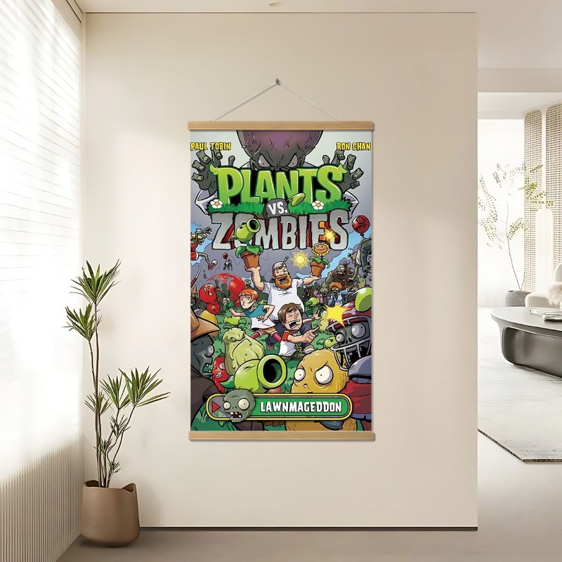 Plants Vs. Zombies Game Wall A - Esports Gaming Poster ulasan dan harga