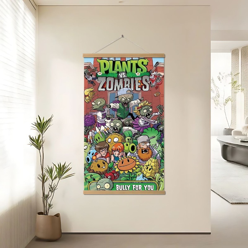 Plants Vs. Zombies Game Wall A - Esports Gaming Poster ulasan dan harga