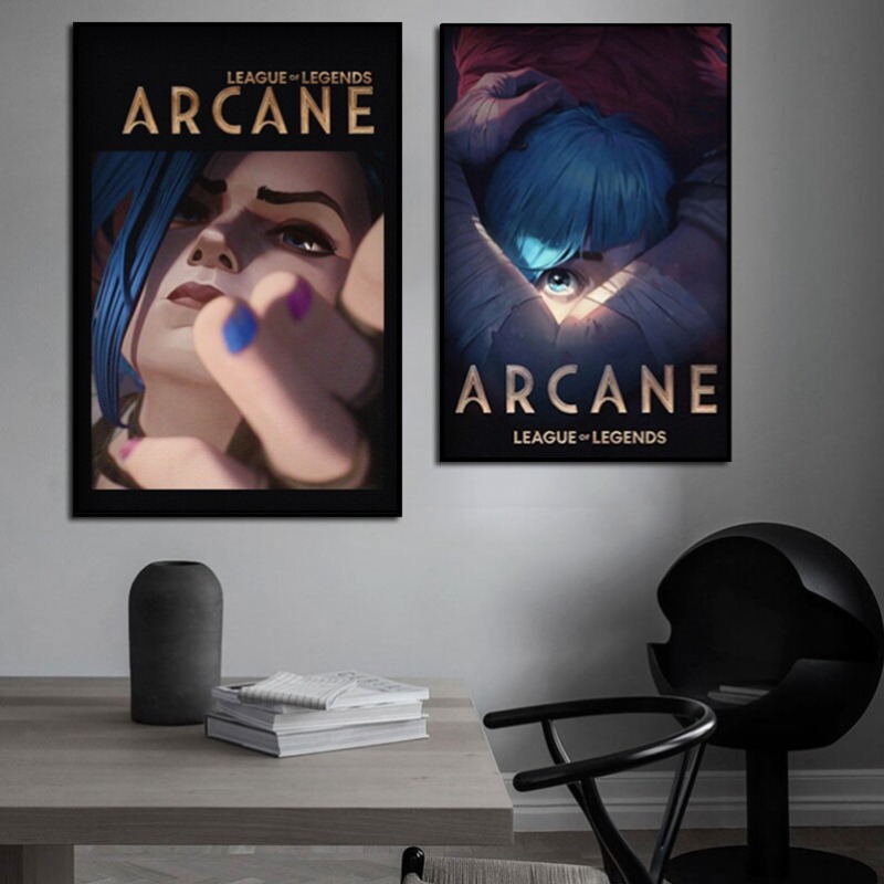 Arcane Jinx Close-Up Poster Un - Esports Gaming Stocks ulasan dan harga