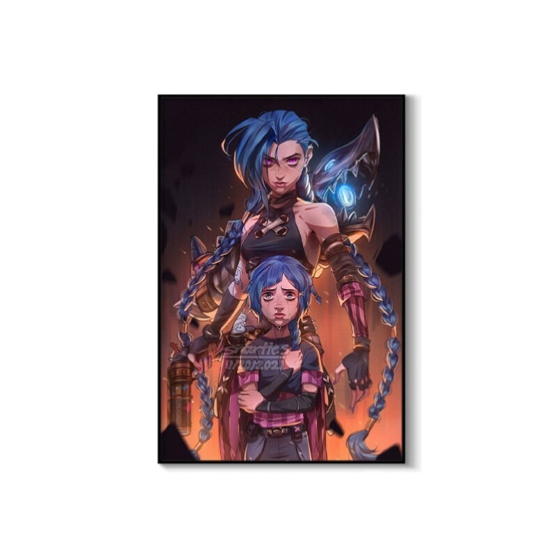 Arcane Jinx Close-Up Poster Un - Esports Gaming Stocks ulasan dan harga