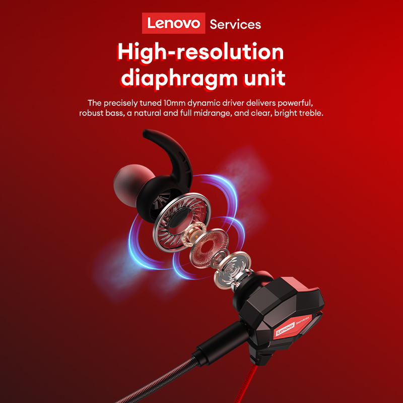 Lenovo Y109 Wired Gaming Heads - Esports Gaming Mobile ulasan dan harga