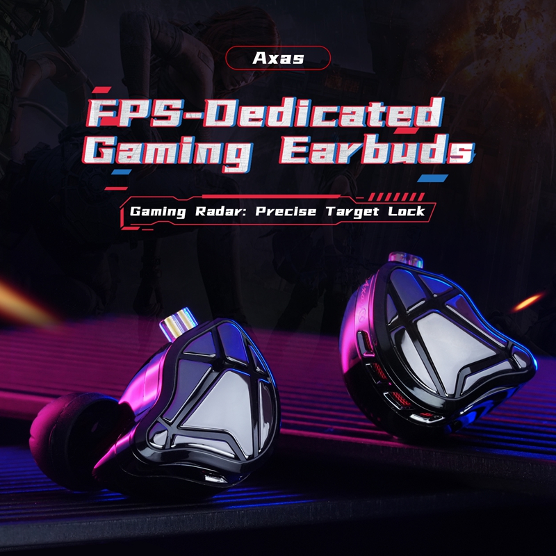  KZ Axas FPS Gaming IEM Headp - Esports Gaming Mobile ulasan dan harga